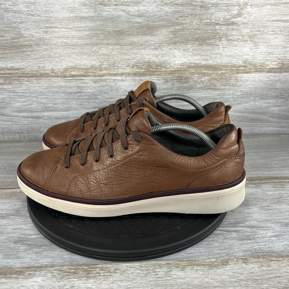 Johnston & Murphy Men's XC4 Foust Brown Leather Sneakers Size 10.5 M